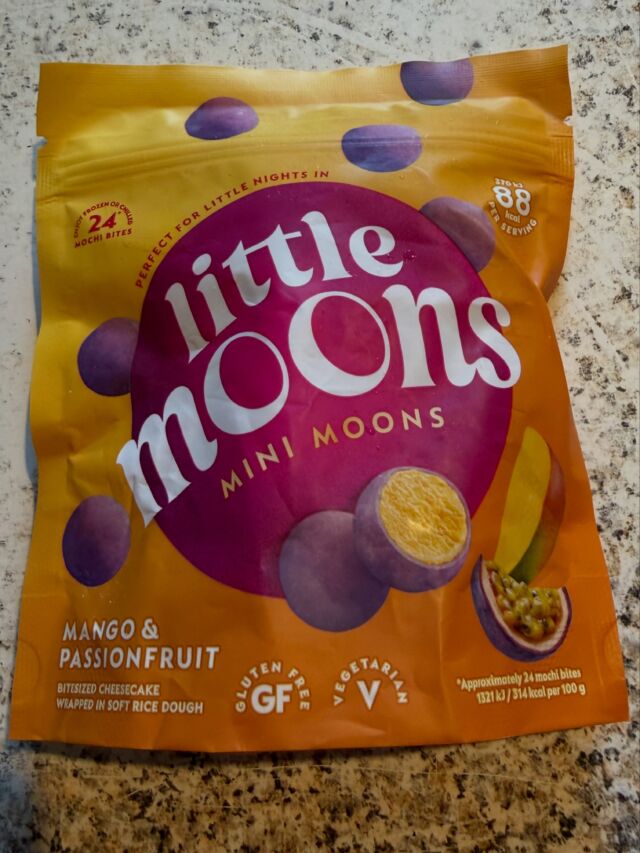 It is amazing what they put #passionfruit into these days! @littlemoonsmochi #passionflower #passionfruitjuice #passiflora #mochi